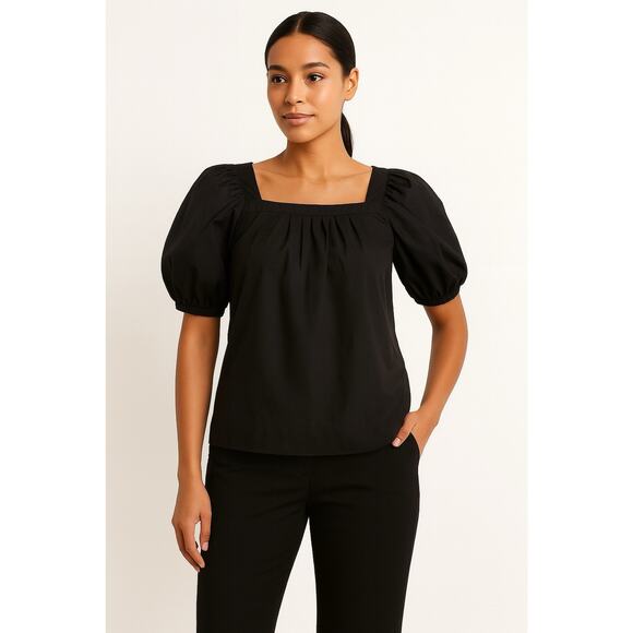 BCBG Tunic Puff Sleeve top with Pockets M - Picture 1 of 9